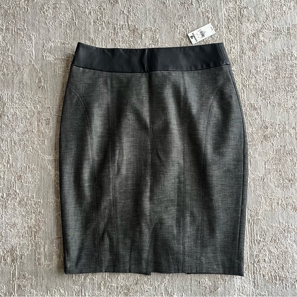 Express Black and Gray Pencil Skirt Size 8